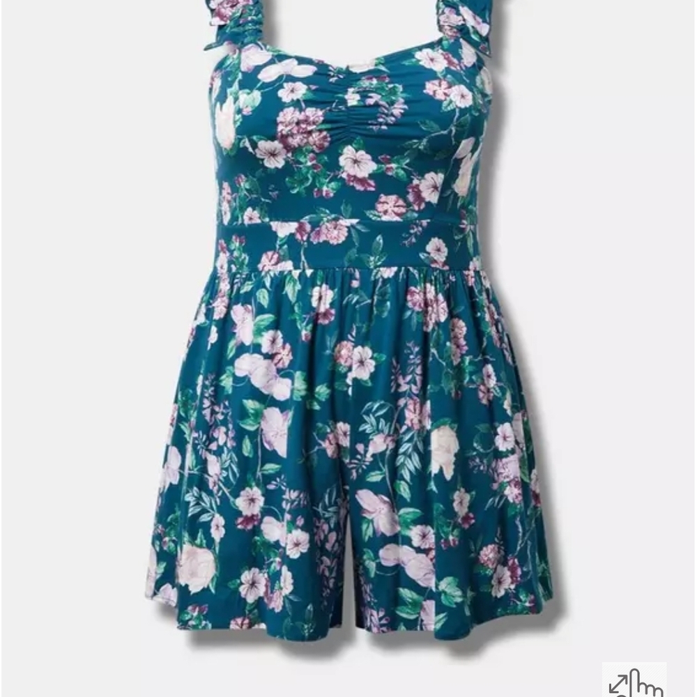 Torrid Navy Floral Dress